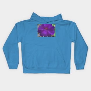 Purple Flower Kids Hoodie